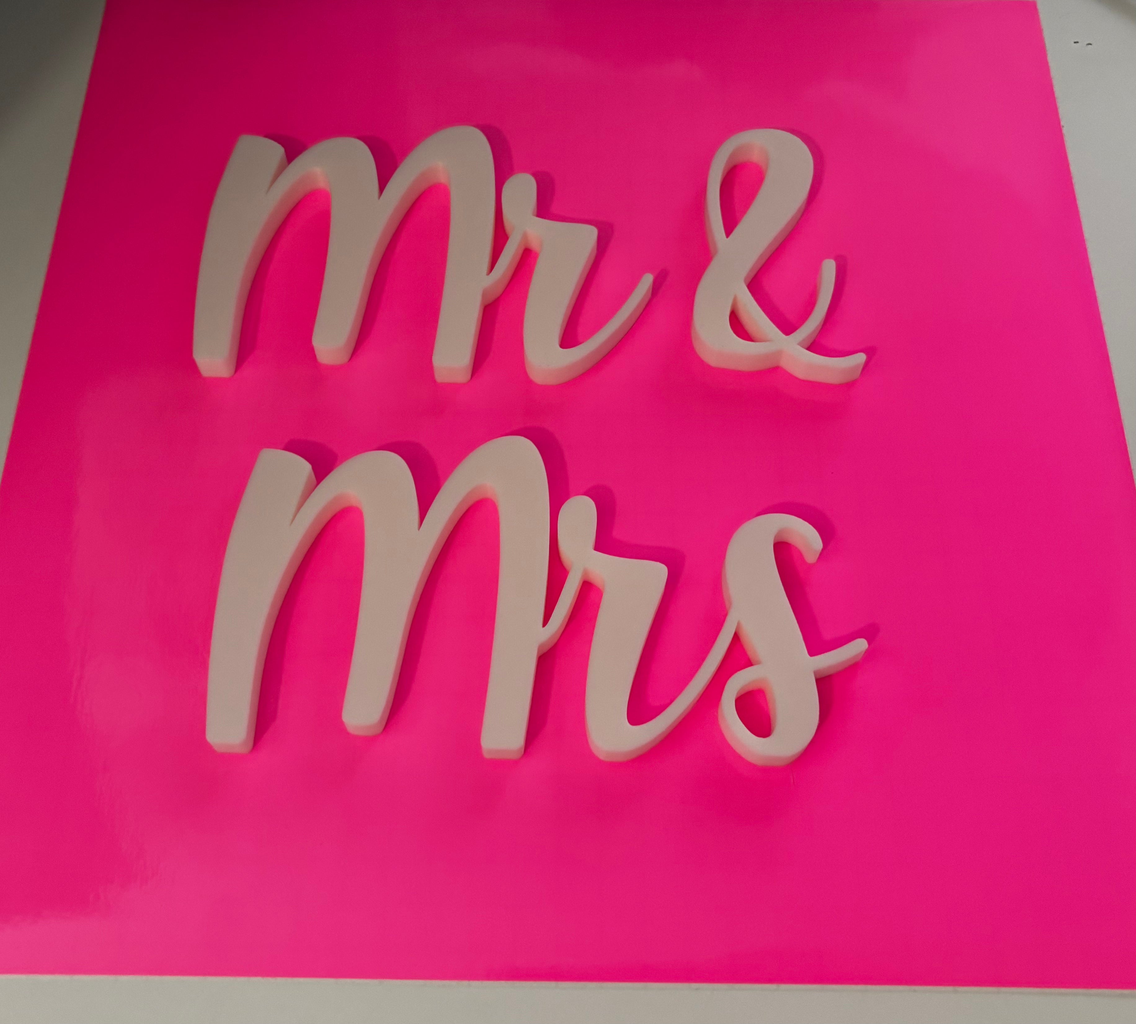 Mr & Mrs - kyltit