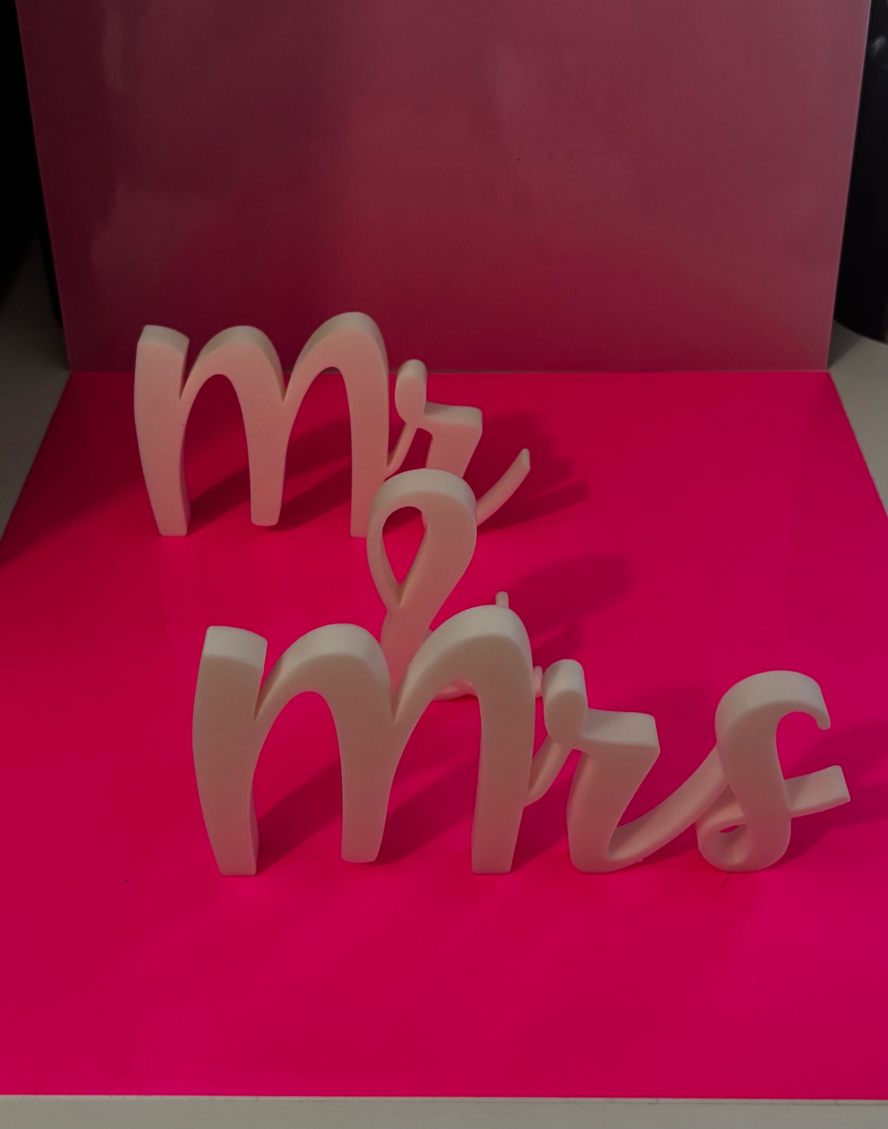 Mr & Mrs - kyltit